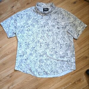 MINT RSVLTS Disney 100 “Drawn To Life (Sketch)” Kunuflex Short Sleeve Men’s 3XL